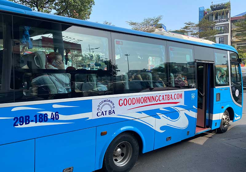 Bus from Hanoi to Cat Ba Island